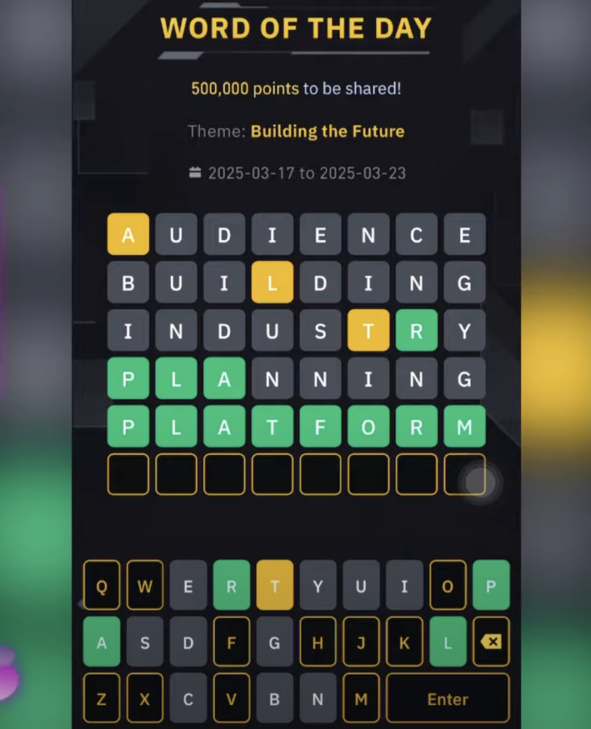 Binance Word of the Day Answer Today 18 March 2025